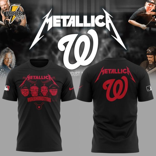 Washington Nationals MLB x Metallica Night 2025 Shirt