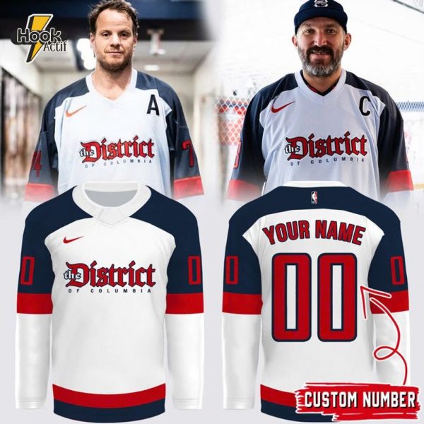 Washington Wizards "The District of Columbia" Special Hockey Jersey