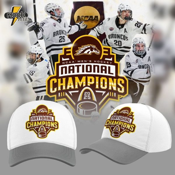 Western Michigan Broncos 2025 Men's Ice Hockey National Champions Cap