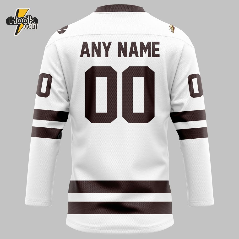 Western Michigan Broncos Final Four 2025 Uniform Hockey Jersey Western Michigan Broncos Final Four 2025 Uniform Hockey Jersey