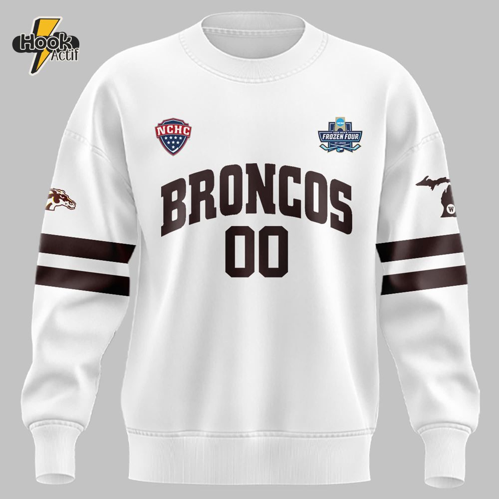Western Michigan Broncos Final Four 2025 Uniform Sweatshirt Western Michigan Broncos Final Four 2025 Uniform Sweatshirt