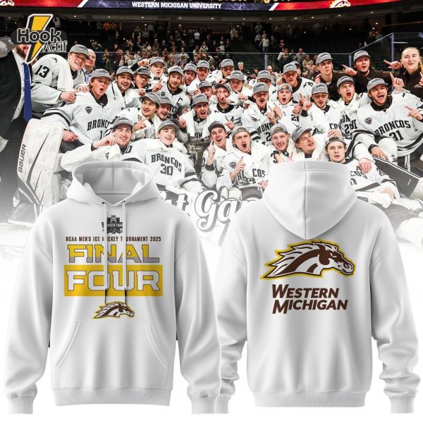 Western Michigan Broncos Frozen Four 2025 NCAA Men's Ice Hockey Championship