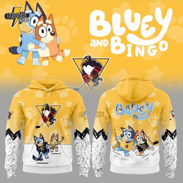 Wilkes-Barre/Scranton Penguins x Bluey and Bingo Combo Hoodie Jogger Cap