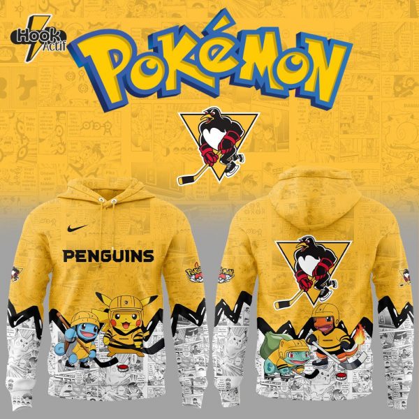 Wilkes-Barre/Scranton Penguins x Pokémon New Combo Hoodie Jogger Cap