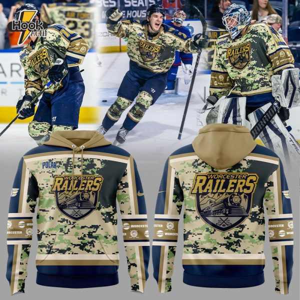 Worcester Railers Military Specialty Uniform Hockey Jersey
