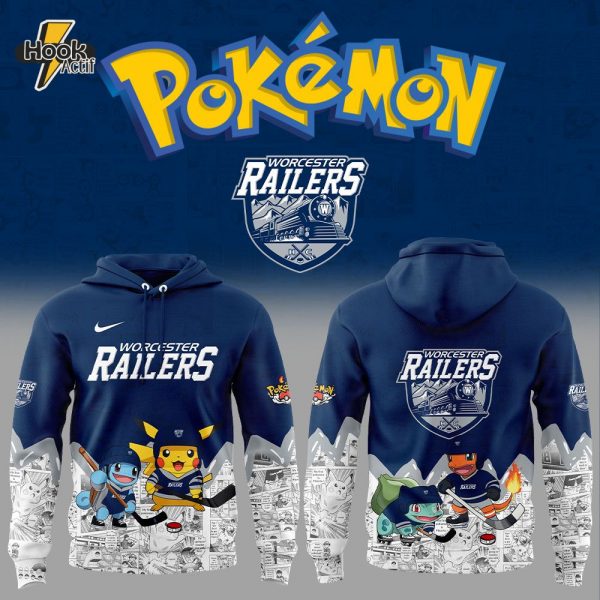 Worcester Railers x Pokémon New Hoodie