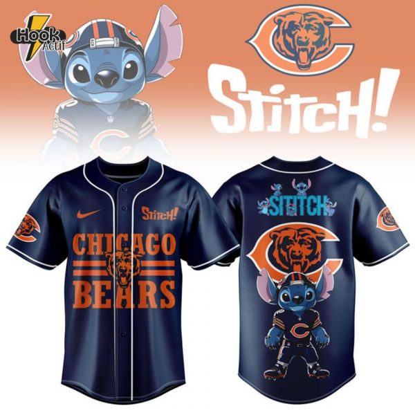 chicago bears x Stitch Baseball Jersey