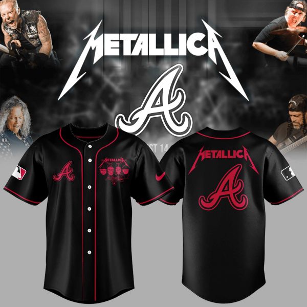 Atlanta Braves MLB x Metallica Night 2025 Jersey