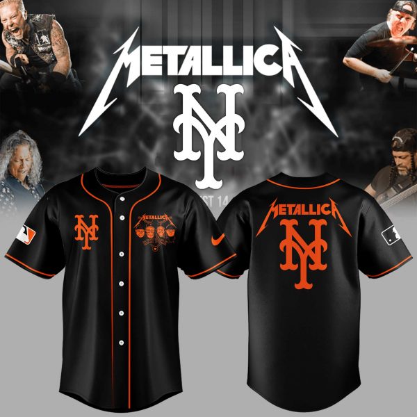 New York Mets MLB x Metallica Night 2025 Jersey