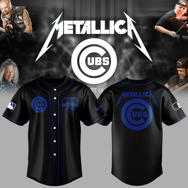 Chicago Cubs MLB x Metallica Night 2025 Jersey