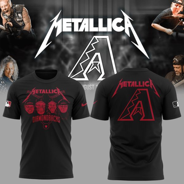 Arizona Diamondbacks MLB x Metallica Night 2025 Shirt