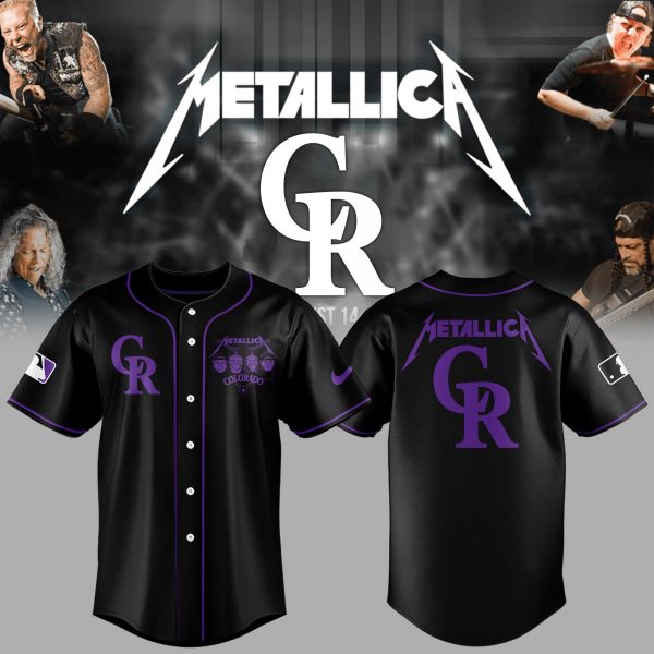 Colorado Rockies MLB x Metallica Night 2025 Jersey