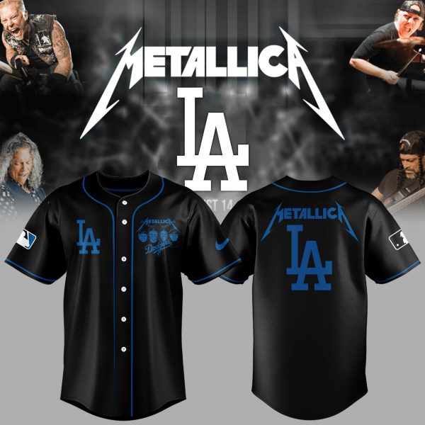 Los Angeles Dodgers MLB x Metallica Night 2025 Jersey