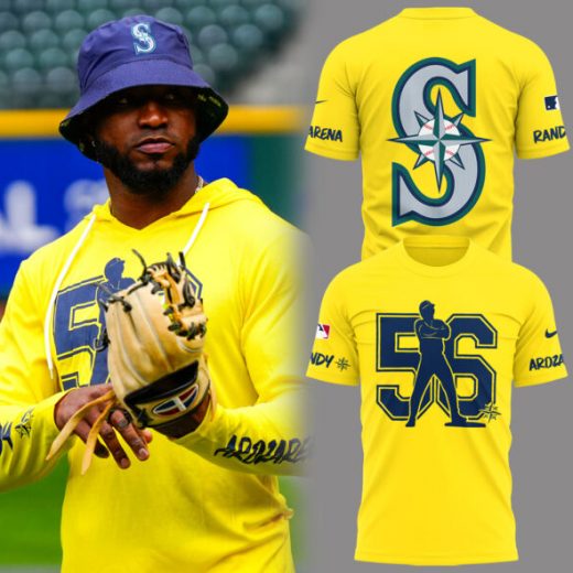 Seattle Mariners Baseball 2025 x Randy Crossed-Arm Hoodie Night T-Shirt Limited Edition