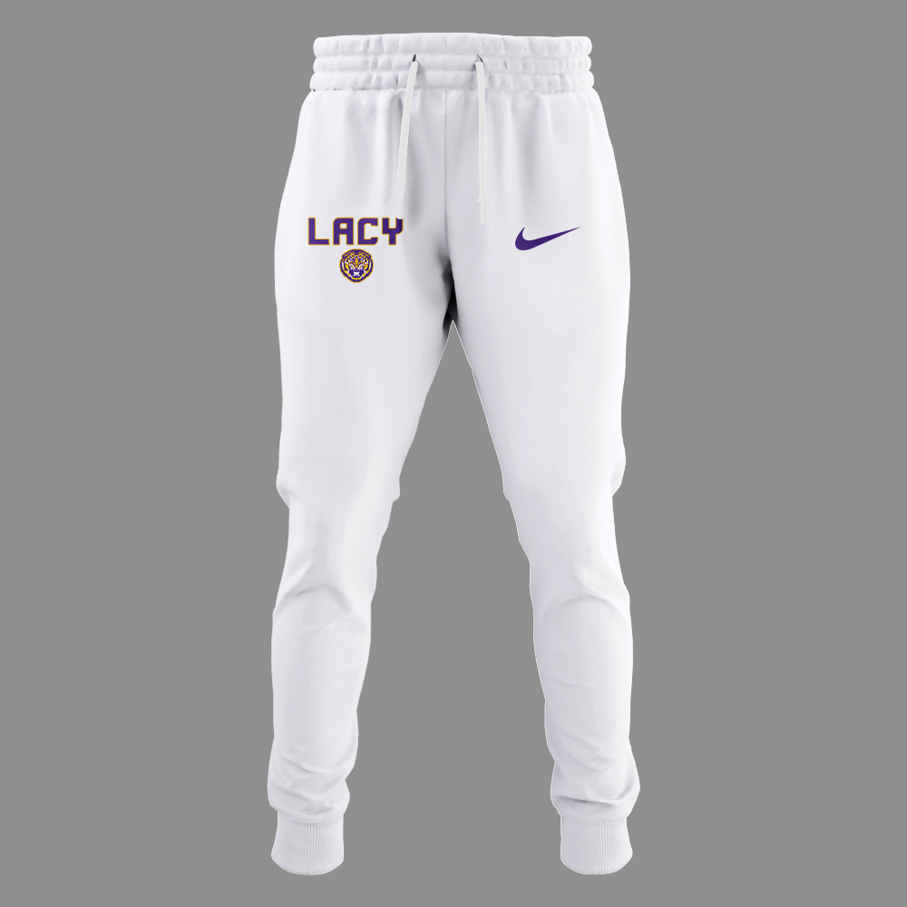 LSU Tigers Football RIP Lacy White Limited Hoodie Set LSU Tigers Football RIP Lacy White Limited Hoodie Set