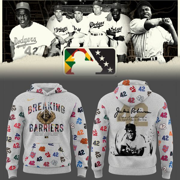 Los Angeles Dodgers Honoring Jackie Robinson 42 Hoodie Set