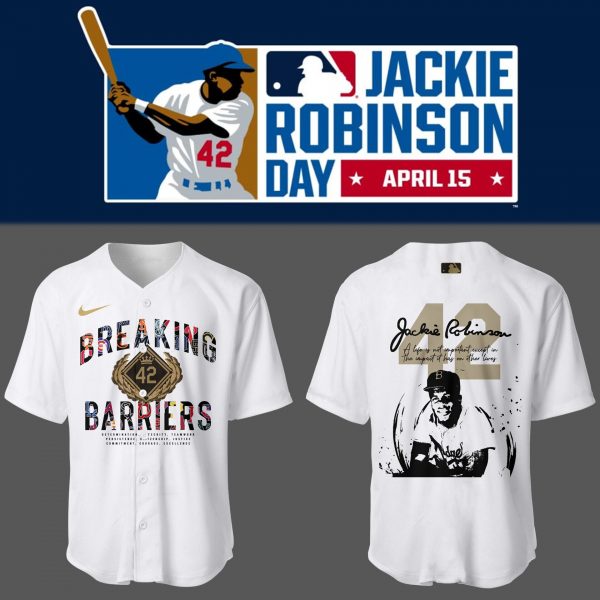 LA Dodgers Honoring Jackie Robinson #42 Baseball Jersey 2025