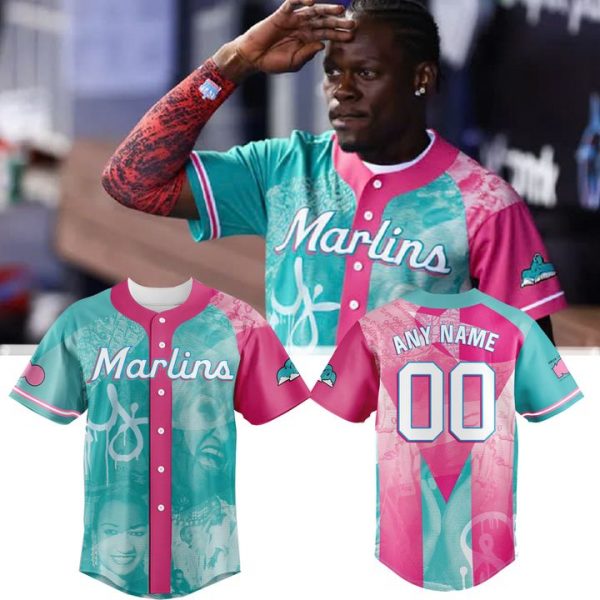 Miami Marlins x 2025 Cuban Heritage Celebration Jersey
