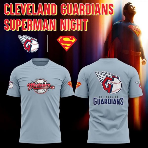 Cleveland Guardians x Superman Night 2025 Limited Edition T-shirt