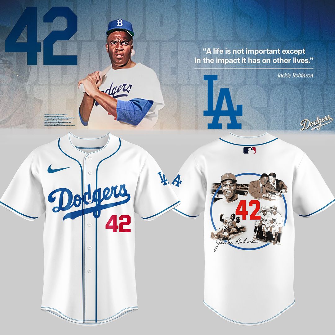 Los Angeles Dodgers x Jackie Robinson Day Baseball Jersey 2025 Los Angeles Dodgers x Jackie Robinson Day Baseball Jersey 2025
