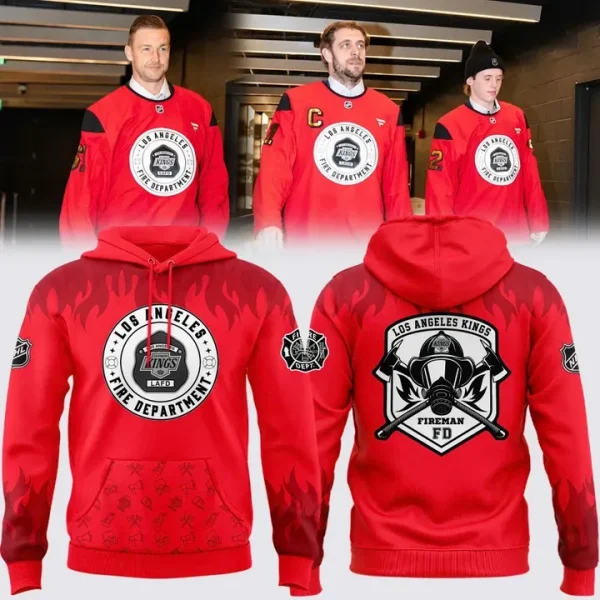 Los Angeles Kings First Responders Night Special Hoodie 2025