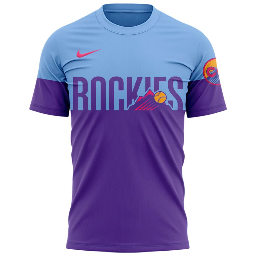 Colorado Rockies Nike 2025 City Connect Pullover Shirt Colorado Rockies Nike 2025 City Connect Pullover Shirt