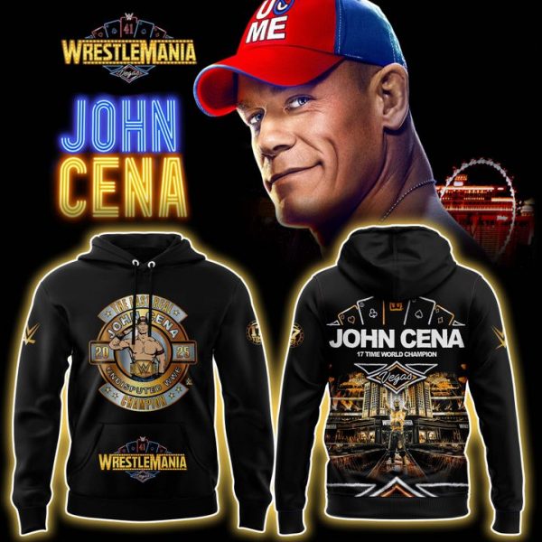 John Cena WrestleMania 41 Winner Special Hoodie