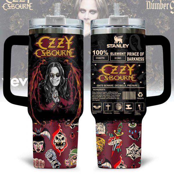 Ozzy Osbourne New 2025 Limited Edition Stanley Tumbler