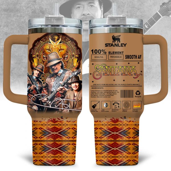 Carlos Santana New 2025 Limited Edition Stanley Tumbler