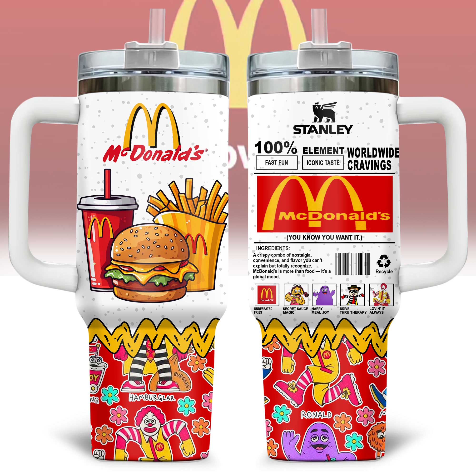 McDonald's New 2025 Limited Edition Stanley Tumbler McDonald's New 2025 Limited Edition Stanley Tumbler