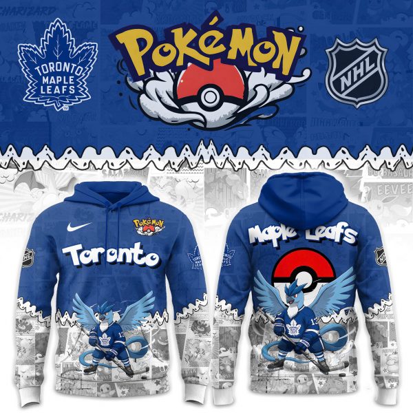 Toronto Maple Leafs x Pokémon Staraptor 2025 Hoodie, Jogger & Cap Combo