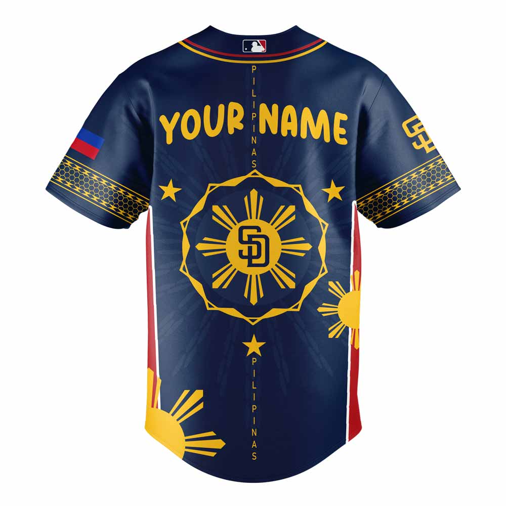 San Diego Padres Filipino Heritage Night 2025 Special Baseball Jersey San Diego Padres Filipino Heritage Night 2025 Special Baseball Jersey