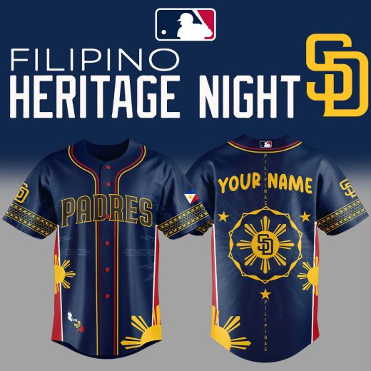 San Diego Padres Filipino Heritage Night 2025 Special Baseball Jersey