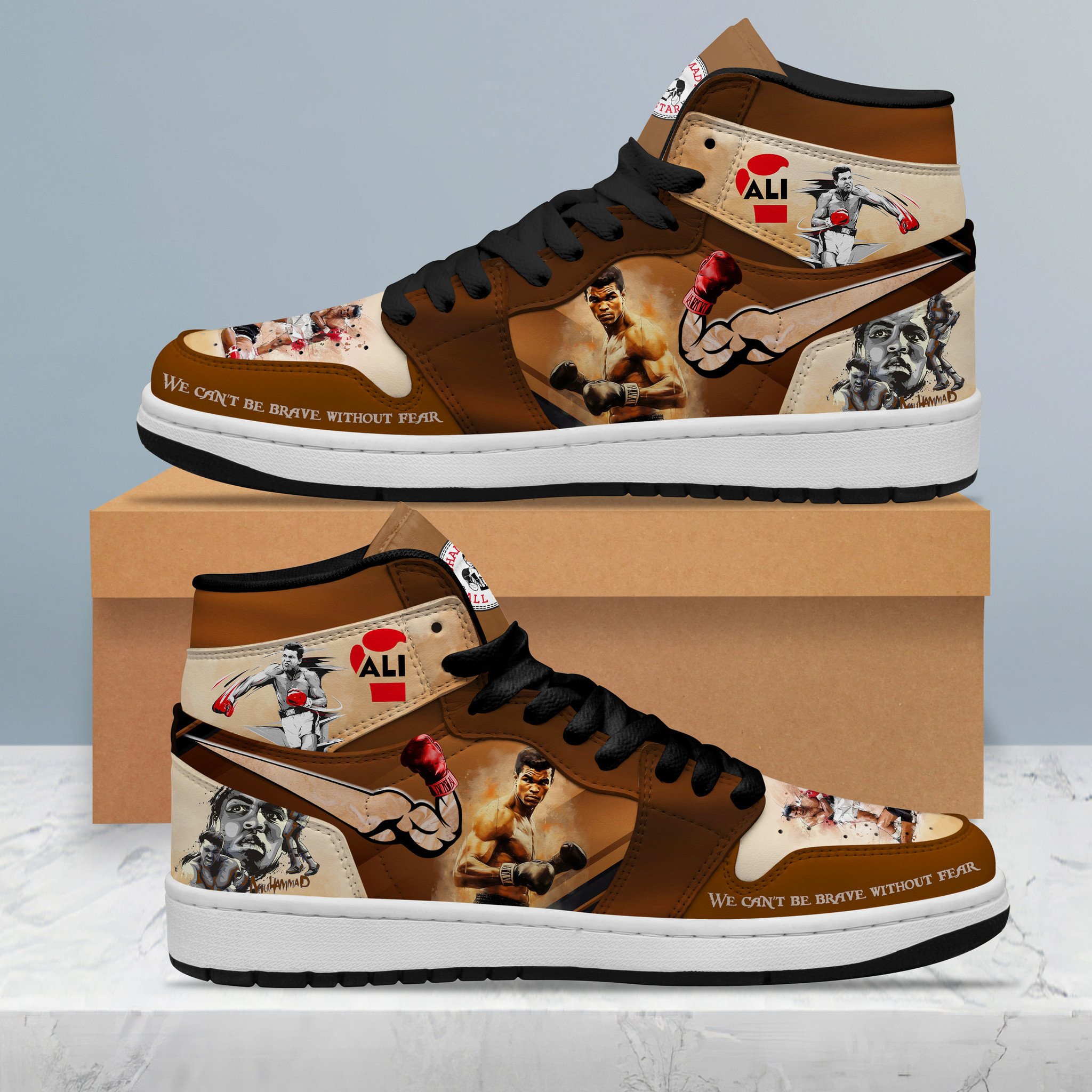 Muhammad Ali Air Jordan 1 Sneaker Muhammad Ali Air Jordan 1 Sneaker