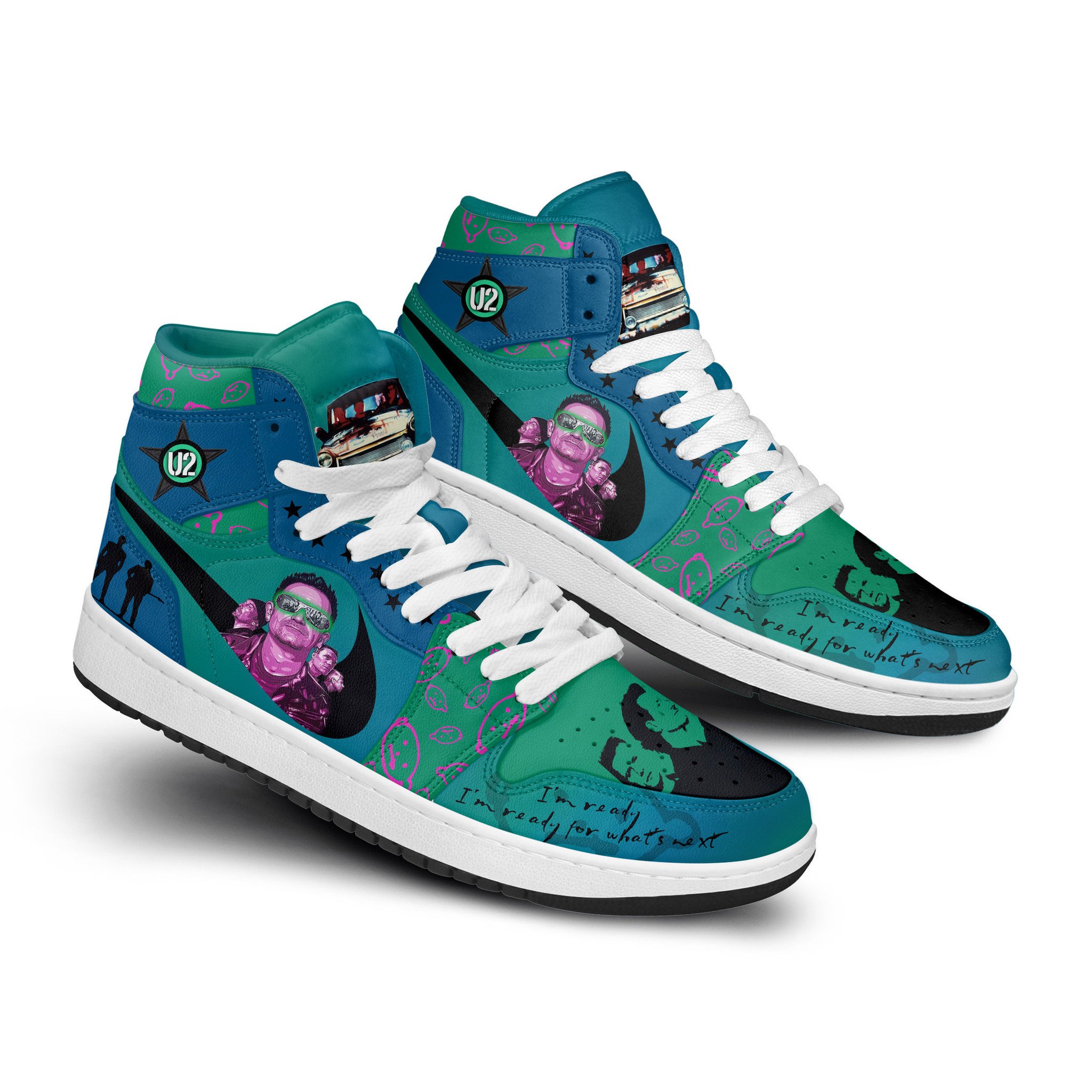 U2 Rock Band Air Jordan 1 Sneaker U2 Rock Band Air Jordan 1 Sneaker