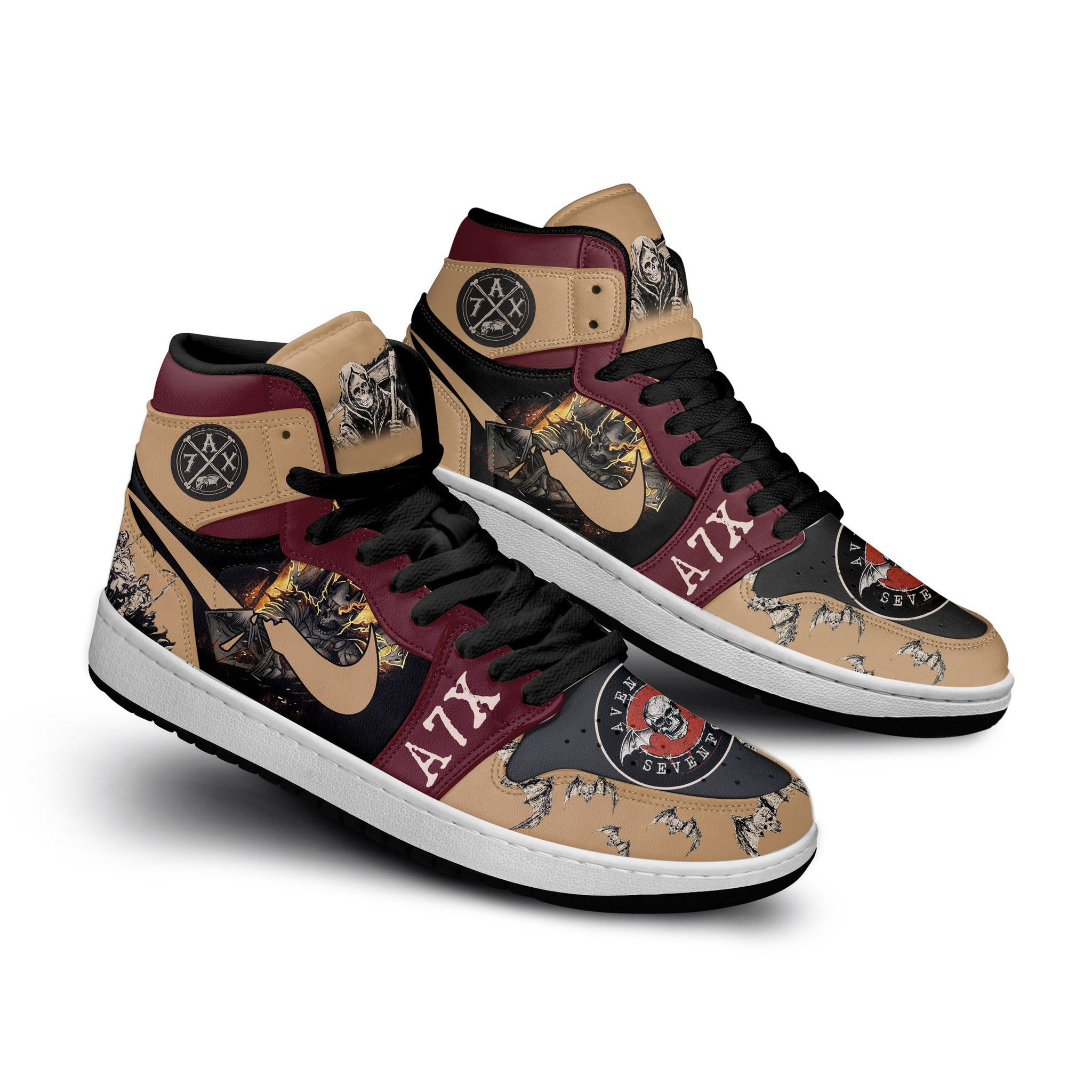 Avenged Sevenfold Air Jordan 1 Sneaker Avenged Sevenfold Air Jordan 1 Sneaker