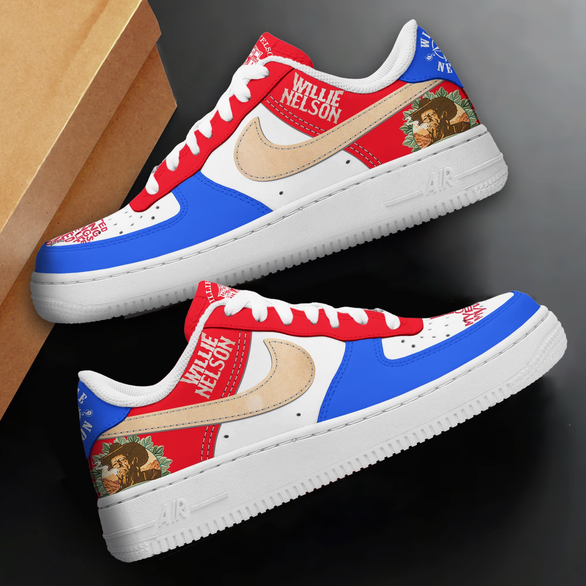 Willie Nelson Air Force 1 Sneaker Willie Nelson Air Force 1 Sneaker