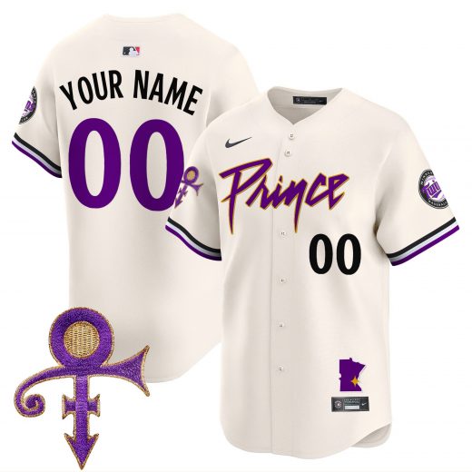 Minnesota Twins x Prince Personalized Baseball Jersey