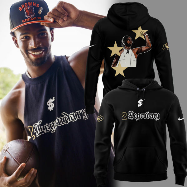 Colorado Buffaloes X Shedeur Sanders 2025 Black Hoodie