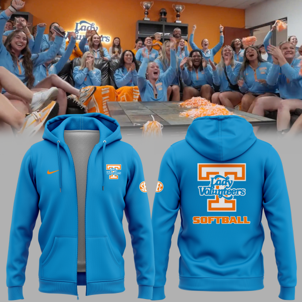 Tennessee Lady Volunteers Softball Limited Edition 2025 Zip Hoodie