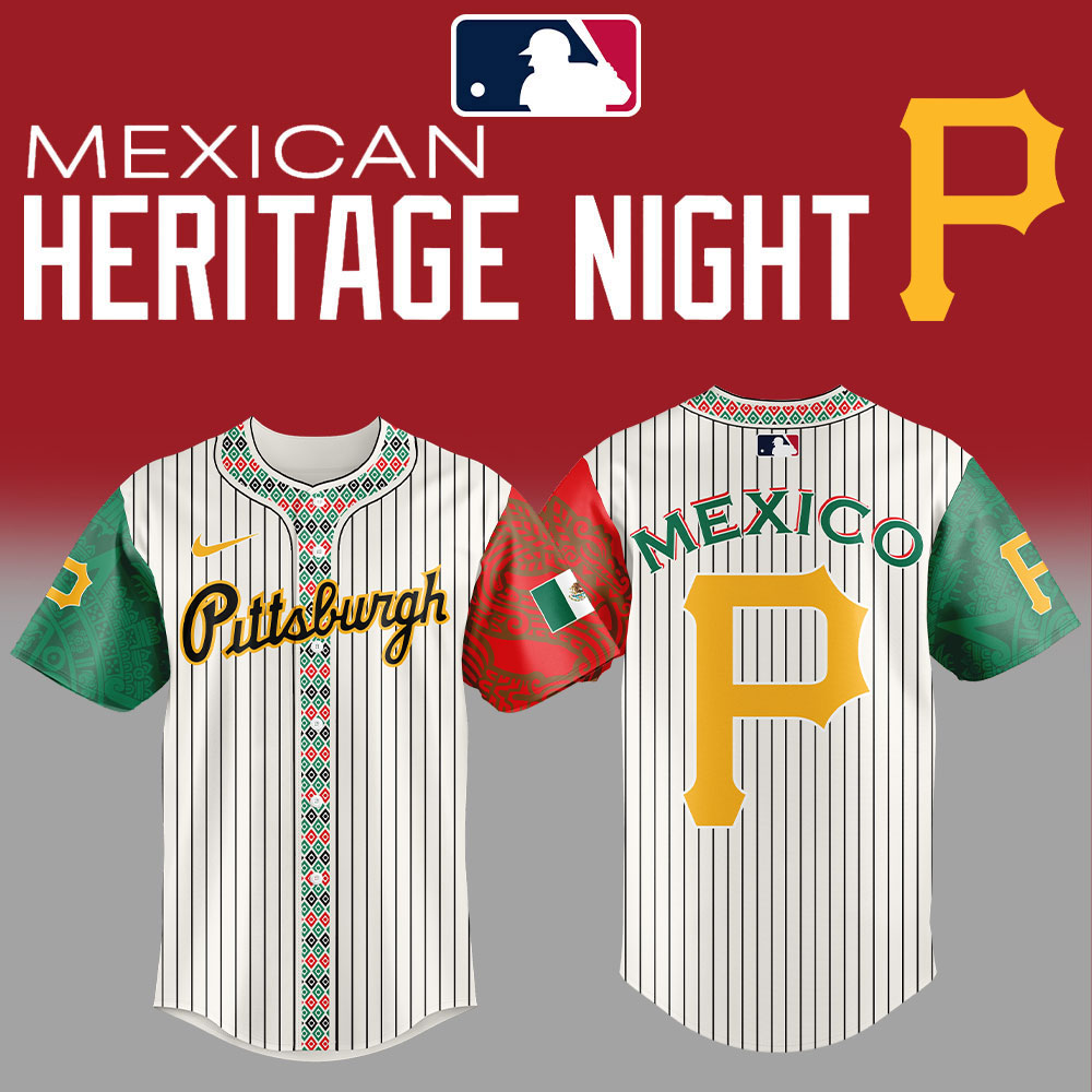 Pittsburgh Pirates Mexican Heritage Night Striped Baseball Jersey Pittsburgh Pirates Mexican Heritage Night Striped Baseball Jersey