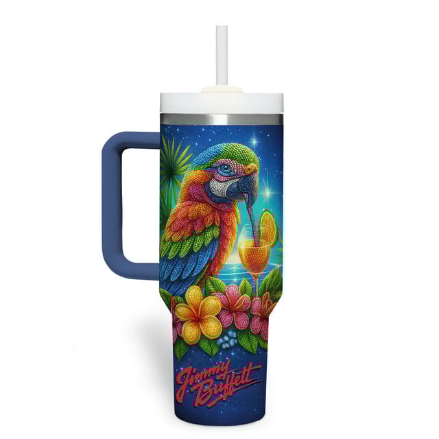 Jimmy Buffett It's 5 O'clock Somewhere Stanley Tumbler Jimmy Buffett It's 5 O'clock Somewhere Stanley Tumbler
