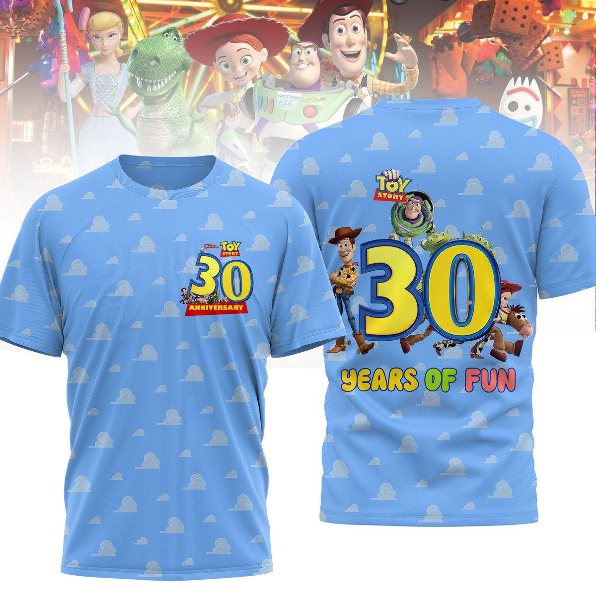 Toy Story 30 Years Of Fun Special Tee Toy Story 30 Years Of Fun Special Tee