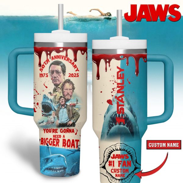 Jaws "50TH ANNIVERSARY" 1975-2025 Stanley Tumbler