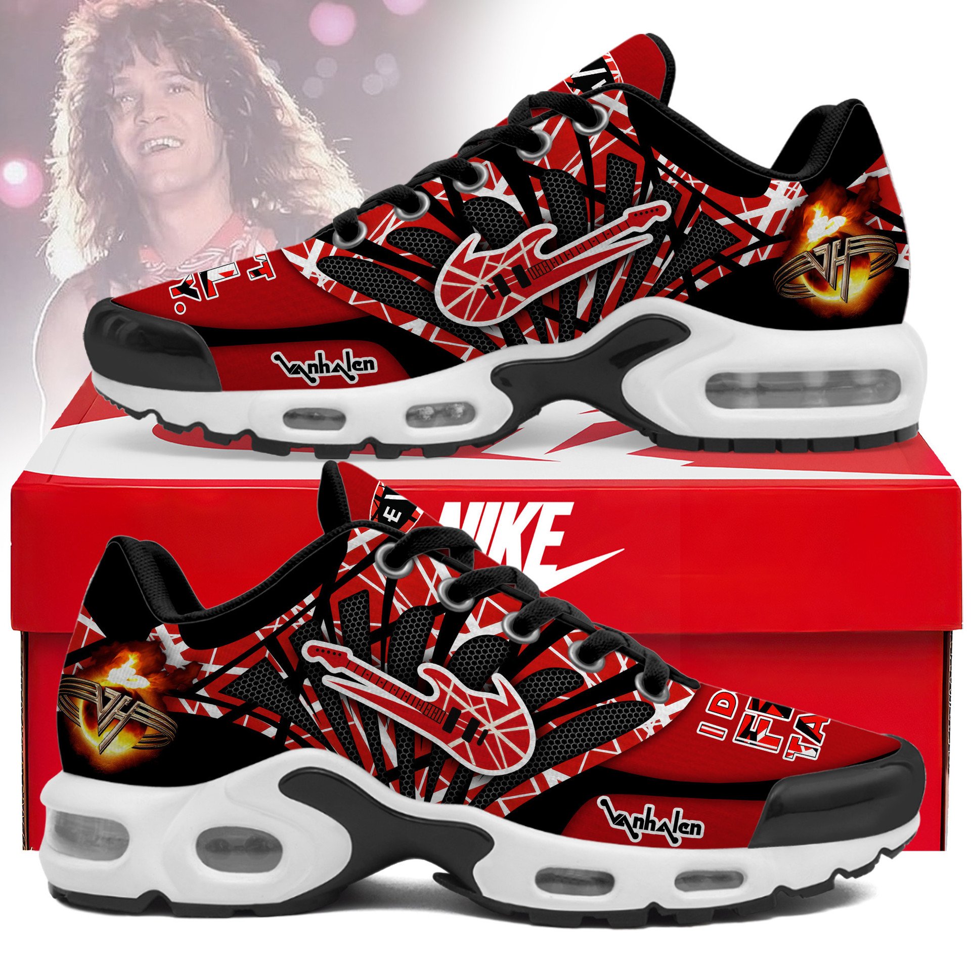 Van Halen Band I Don't Feel Tardy Nike Air Max Van Halen Band I Don't Feel Tardy Nike Air Max
