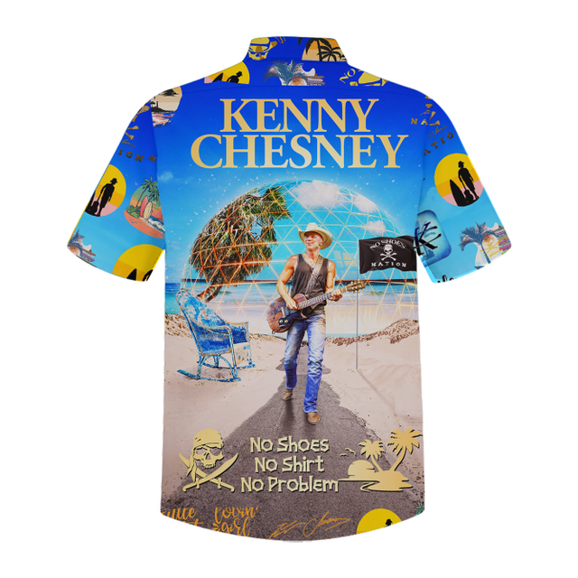 Kenny Chesney No Shoes No Shirt No Problem Hawaiian Shirt Kenny Chesney No Shoes No Shirt No Problem Hawaiian Shirt