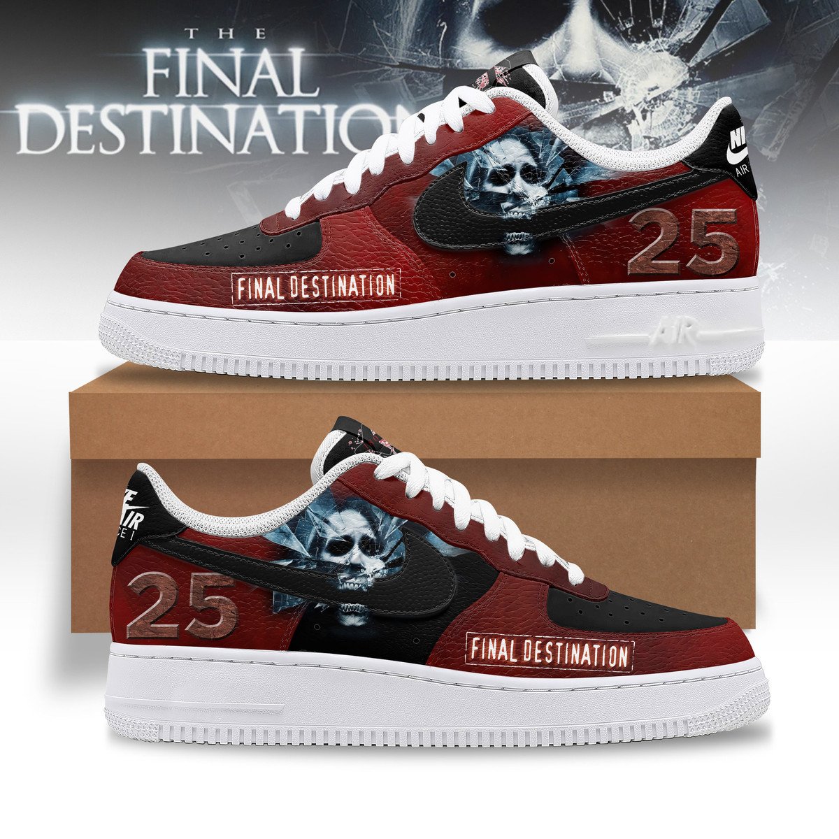 The Final Destination Movie Special Air Force 1 Sneaker The Final Destination Movie Special Air Force 1 Sneaker