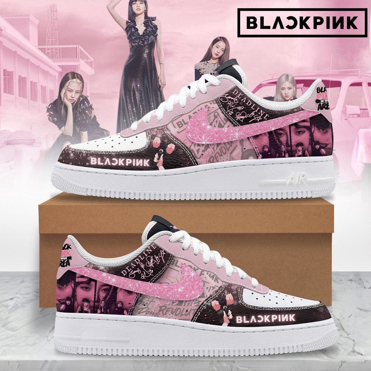 Blackpink Deadline World Tour 2025 Limited Nike Air Force 1 Blackpink Deadline World Tour 2025 Limited Nike Air Force 1