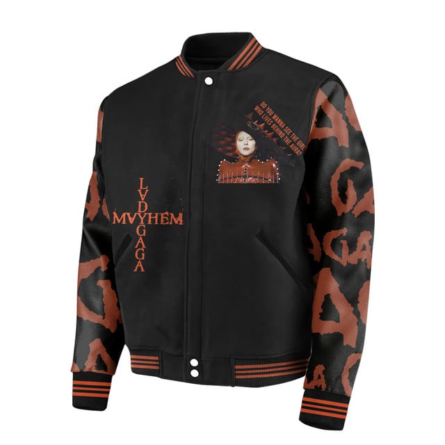 Lady Gaga The Mayhem Ball Tour 2025 Baseball Jacket Lady Gaga The Mayhem Ball Tour 2025 Baseball Jacket