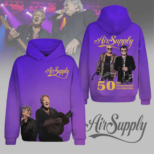 Air Supply 50th Anniversary Celebration 2025 Hoodie Air Supply 50th Anniversary Celebration 2025 Hoodie